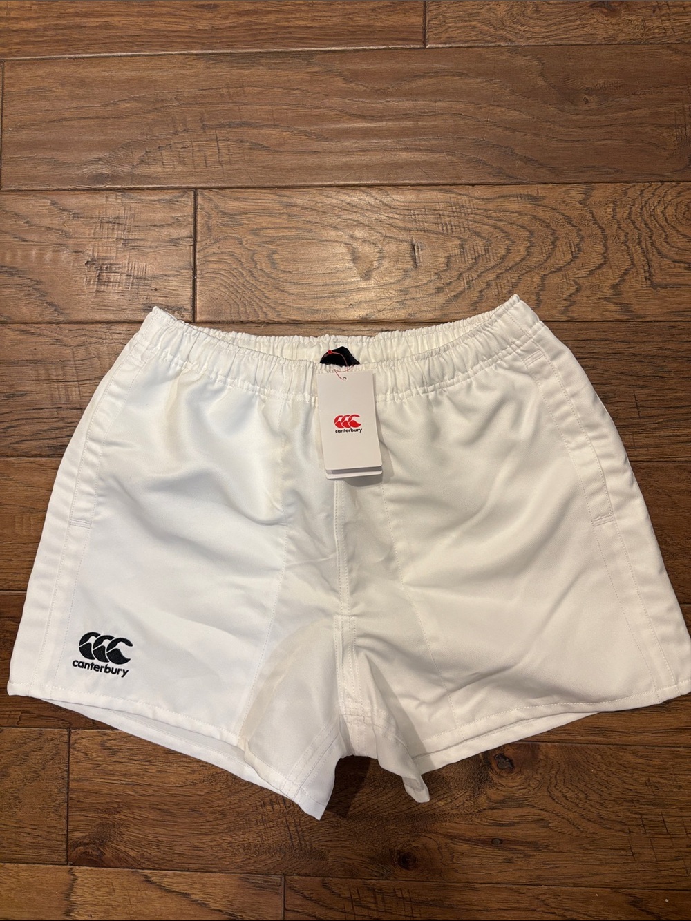 Canterbury NwT Pocketed Rugby White Athletic Shorts